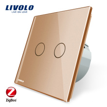 Livolo ZigBee Домашняя Автоматика Настенный Светильник Zigbee Touch Smart Light Switch VL-C702Z-13